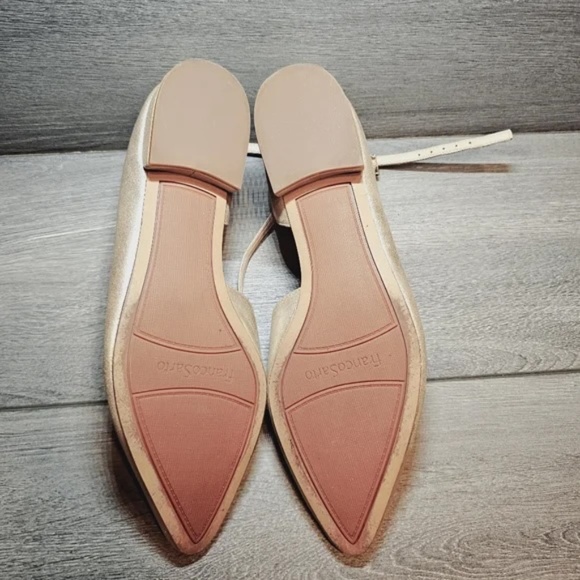 Franco Sarto antique gold ankle-strap flats, size 12 - Picture 9 of 15